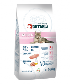 ONTARIO Kitten granuly pre mačiatka 0,4 kg