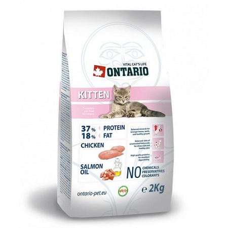 ONTARIO Kitten granuly pre mačiatka 2 kg