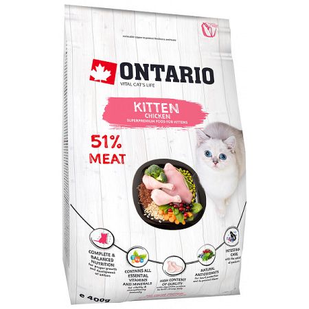 Ontario Kitten kura 0,4 kg