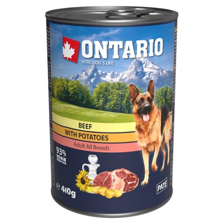 ONTARIO konz.Beef,Potatos,Sunflower Oil 400g