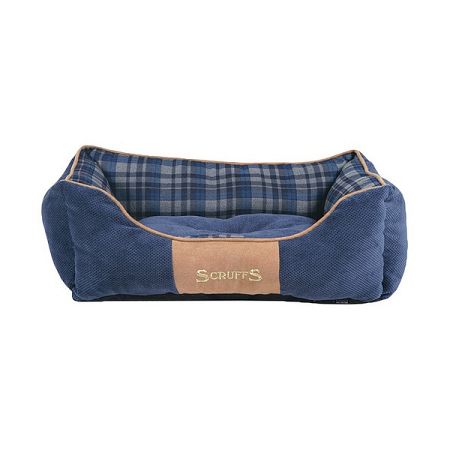 Pelech SCRUFFS Highland Box Bed modrý 50cm