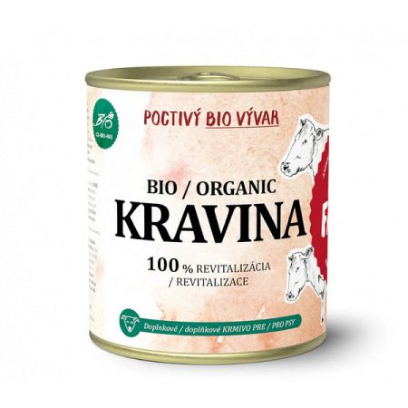 Pet Farm Family dog vývar BIO kravina 270 ml