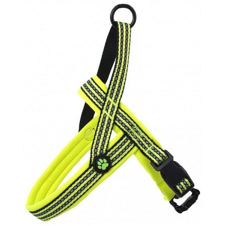 Postroj AD Neoprene L/XL limetka 3,2x88-100cm