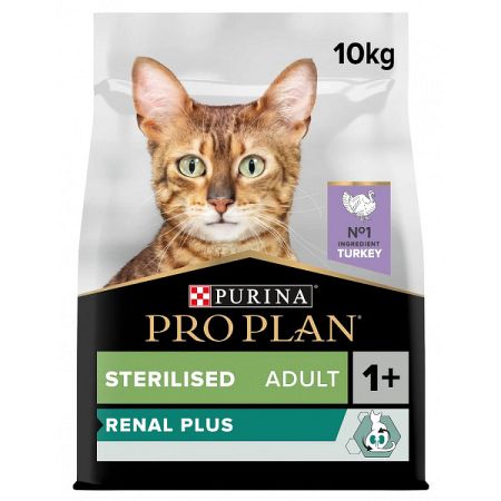 Pro Plan granuly pre mačky Sterilised morčacie 10kg