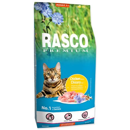 Rasco Premium Cat Adult kura a čakanka 7,5 kg