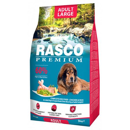 Rasco Premium dog granuly Adult Large 3 kg