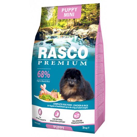 Rasco Premium dog granuly Puppy Junior Small 3 kg