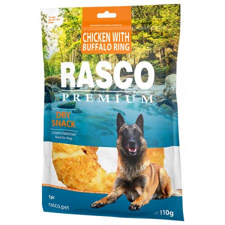 RASCO Premium pochúťka byvolí kruh obalený kuracím mäsom 110 g