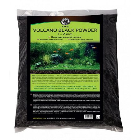 Rataj Volcano Black Powder substrát, 2 l