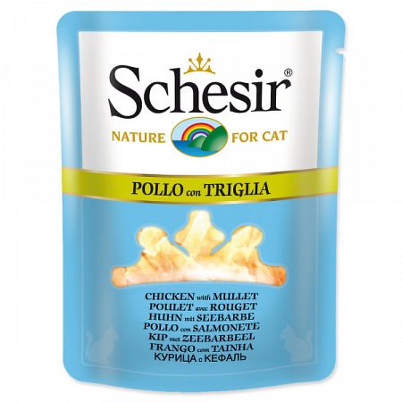 SCHESIR Cat kapsička kura parmica vývar 70 g