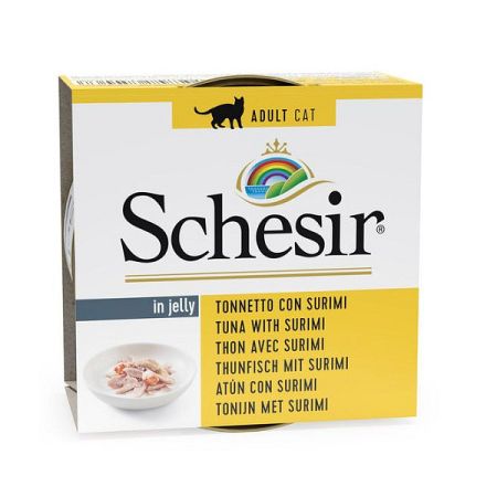 Schesir konzerva pre mačky tuniak a surimi 85 g