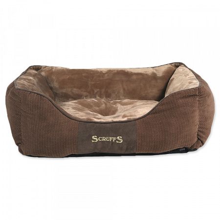 Scruffs Chester Box Bed M 60x50cm cokoladovy