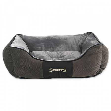 Scruffs Chester Box Bed M 60x50cm sedy