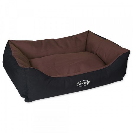 Scruffs Expedition Box Bed L 75x60cm cokoladovy