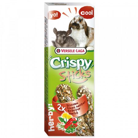 Tyčinky VERSELE-LAGA Crispy s bylinami pre králiky a činčily 110g