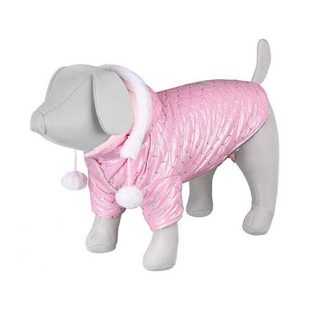 Zimny kabat Dog Princess, S: 36 cm, ruzovy